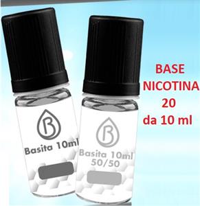 Basi Neutre »  »  » Basetta 10 ml con nicotina 20 (50/50)
